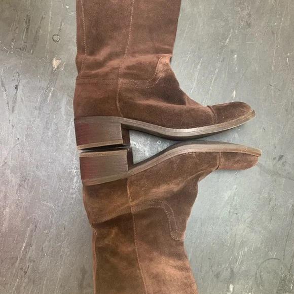 Jessica Simpson Brown Suede Boots SZ  9.5 - Picture 4 of 6